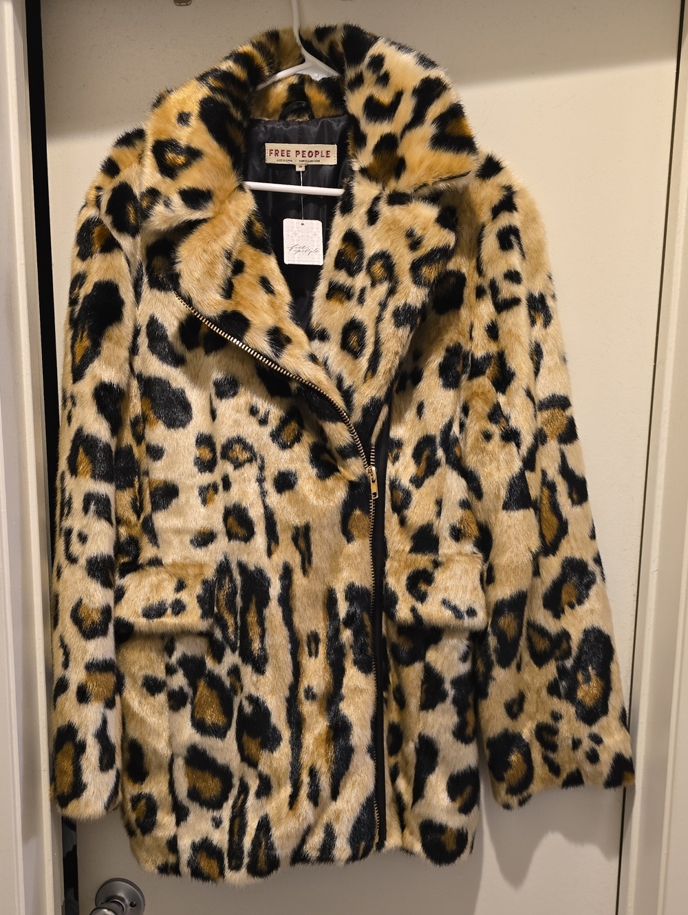 Free People Leopard Bella Faux-Fur Jacket - Picture 6 of 6
